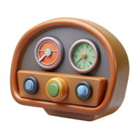 extraordinary rustic Flying Car Dashboard Display Isolated genuine png