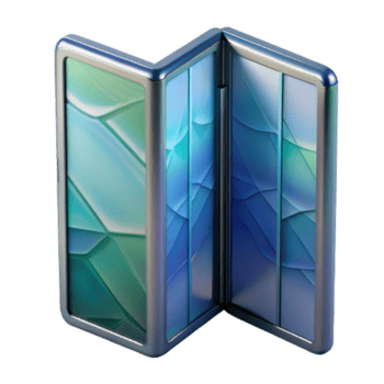 deslumbrante tradicional dobrável telefone com dual tela transparente profissional png