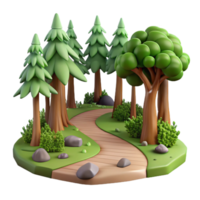 wonderful traditional Forest Photography with Path and Trees Cutout exclusive png