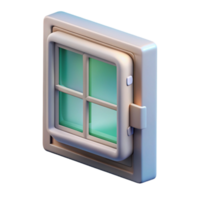 stunning minimalist Window Sensor Open Position Isolated Transparent Background authentic png