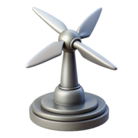 elegant minimalist Wind Turbine Base Close Up View Isolated Element authentic png