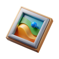 magnificent creative Framed Photograph Color Isolated high quality png
