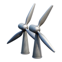 wonderful minimalist Wind Turbine Blades Static View Isolated Element high resolution png