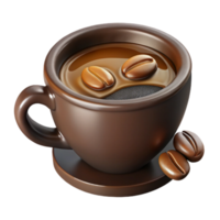 impressive contemporary Freshly Brewed Coffee Dark Roast Transparent Background high resolution png