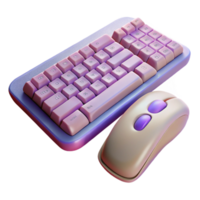 serene rustic Wireless Keyboard and Mouse Set Cutout png
