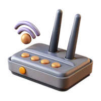 wonderful rustic Wireless Router Single Antenna Front View Cutout genuine png