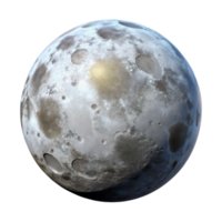 serene creative Full Moon Shining Brightly Isolated premium png