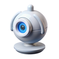 elegant rustic Wireless Security Camera White Isolated authentic png