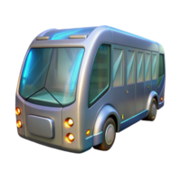 impressive abstract Futuristic Bus with Transparent Windows Cutout high resolution png