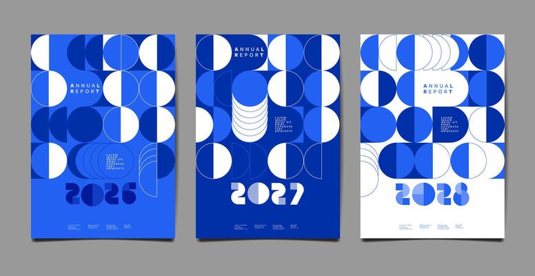 Annual Report, template layout design , dot pattern, typography