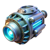 serene rustic Futuristic Spaceship Engine Glow Isolated high resolution png