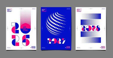 Annual Report, layout design , dot pattern, typography vector