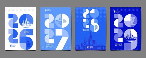Annual Report, template design , dot pattern, typography vector