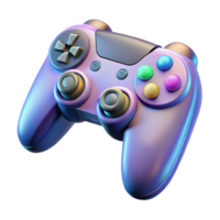 vibrant abstract Gaming Controller Wireless Connectivity Transparent Background png