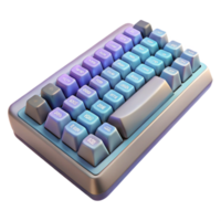impressive classic Gaming Keyboard with Mechanical Switches Transparent Background authentic png