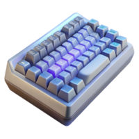 extraordinary abstract Gaming Keyboard with Programmable Keys Transparent Background professional png