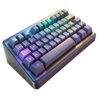 beautiful classic Gaming Keyboard with Programmable Keys Transparent Background premium png