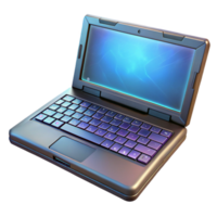 serene abstract Gaming Laptop with Backlit Keyboard Isolated high resolution png