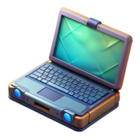 wonderful minimalist Gaming Laptop with External Monitor Transparent Background png