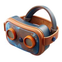 stunning artistic Gaming Vr Glasses with High Resolution Display Isolated Cutout original png