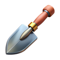 beautiful rustic Garden Trowel Cutout with Metal Blade Transparent Background png