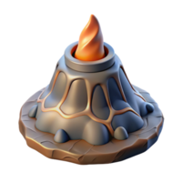 wonderful minimalist Geothermal Vent Close Up Isolated on Transparent Background original png