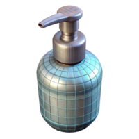 impressive traditional Glass Bottle with Pump Dispenser Cutout png