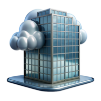 Glass Building Reflection Cloud Patterns Transparent Element png