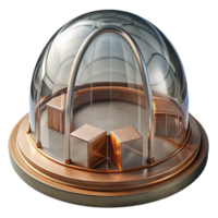 Glass Dome Structure Interior View Transparent Element png