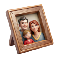 wonderful classic Wooden Picture Frame with White Mat Transparent Background genuine png