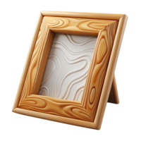 extraordinary traditional Wooden Picture Frame with White Mat Transparent Background professional png