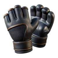 vibrant abstract Workout Gloves Black Isolated Element genuine png