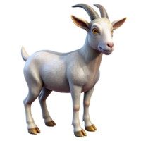 extraordinary creative Goat Standing Side View Transparent Background exclusive png