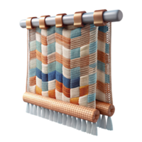 magnificent artistic Woven Tapestry with Abstract Pattern Transparent Background professional png