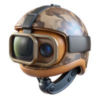 impressive traditional Gopro Camera Mounted on Helmet Transparent Background authentic png