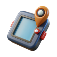 Gps Device with Screen Display Isolated png