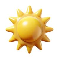 impressive vintage Yellow Sunburst Isolated Element with Transparent Background high resolution png