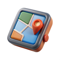 elegant vintage Gps Navigation Device Screen Transparent Background authentic png