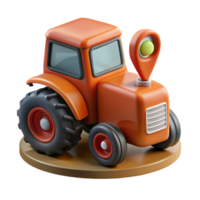 serene artistic Gps Tracking Device on Tractor Transparent Background genuine png