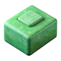 beautiful abstract Yoga Block Foam Material Green Color Cutout authentic png