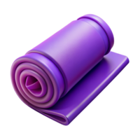 magnificent abstract Yoga Mat Rolled Up Purple Isolated Cutout original png