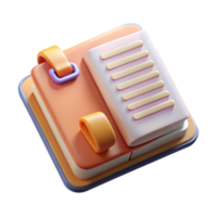 serene rustic Gratitude Journal Icon Open Notebook Transparent Background high quality png