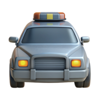 wonderful modern Gray Police Car Front View Transparent Background Cutout png