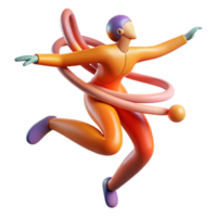 dramatic rustic An abstract representation of dance, depicted through flowing lines and dynamic poses, kinetic art style exclusive png