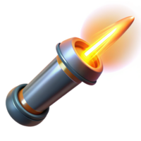 wonderful artistic A powerful energy weapon firing a beam of pure light, intense, bright lighting, hyperrealistic style 4K png