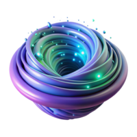magnificent rustic A swirling vortex of digital noise and glitch art, resembling a corrupted data stream, with bright, flashing lights exclusive png