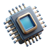 dramatic traditional A close-up of a microchip, intricate circuitry visible, metallic textures, macro photography style high resolution png