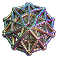 stunning minimalist A network of intricate, fractal patterns etched onto a metallic surface, reflecting a rainbow of colors, under harsh, directional light detailed png