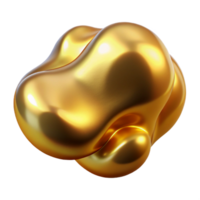 wonderful rustic Liquid gold forming amorphous shapes, reflecting a distorted image of a celestial body, under a warm, golden light original png