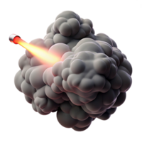 dramatic abstract Abstract representation of human emotions, using swirling smoke and dust particles, illuminated by a warm, ambient light, in a melancholic style authentic png